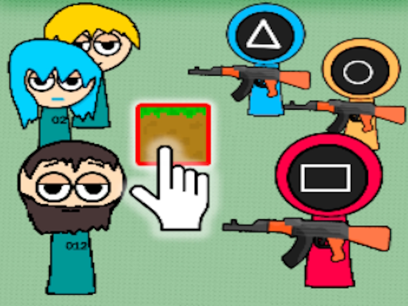 Jwèt Sandbox Squid jwèt kreye yon defi sou entènèt