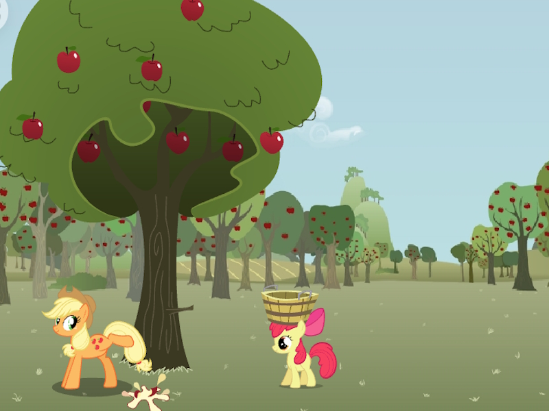 Jwèt Awesome Applejack a akizisyon pòm sou entènèt