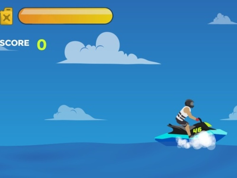 Jwèt Jet Ski moun kap kouri sou entènèt