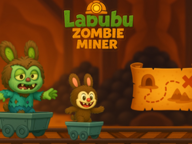 Jwèt Labubu zonbi Miner sou entènèt