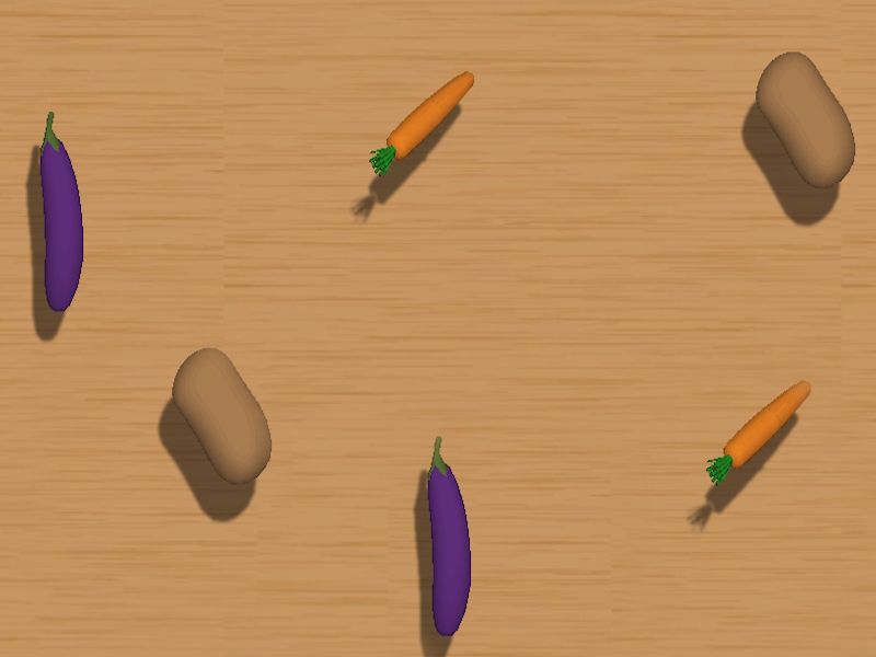 Jwèt Veggie tranch tranch li fre! sou entènèt