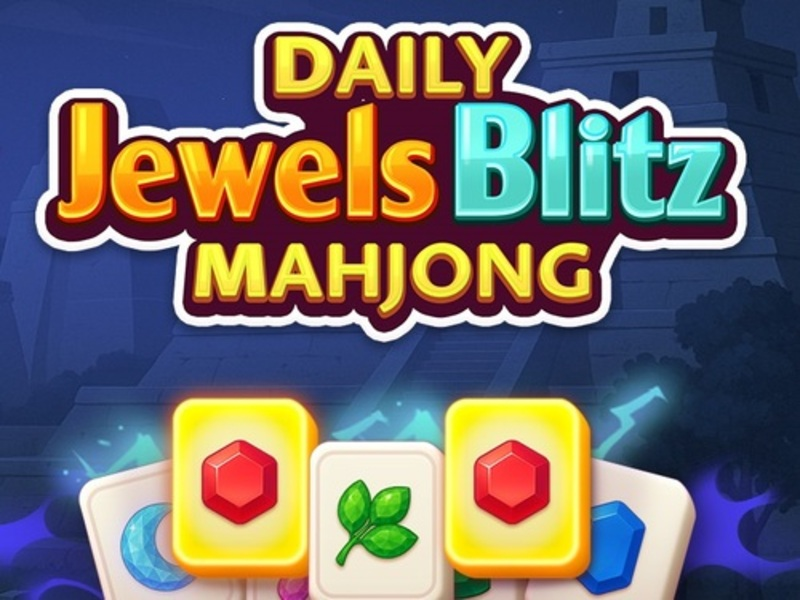 Jwèt Chak jou bijou Blitz Mahjong sou entènèt