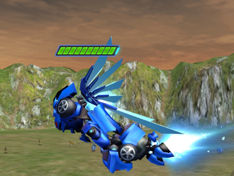 Jwèt Jurassic dinozò Mech batay sou entènèt