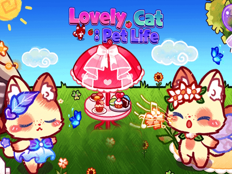 Jwèt Lovely chat: lavi bèt kay sou entènèt