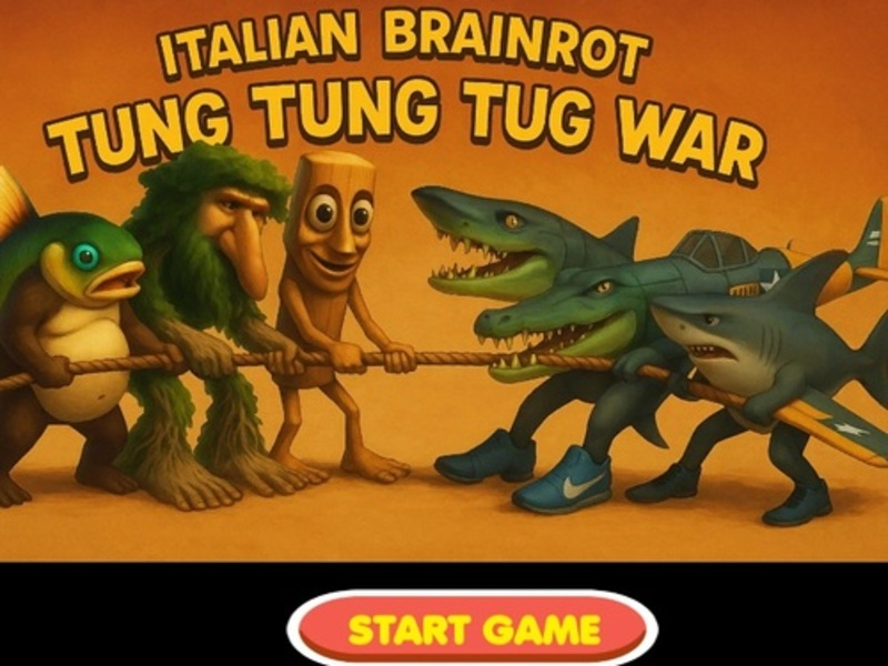 Jwèt Italyen Brainrot Tung Tung Tug Gè sou entènèt