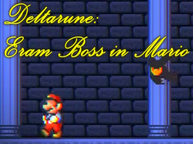 Jwèt Deltarune: Eram Boss nan Mario sou entènèt