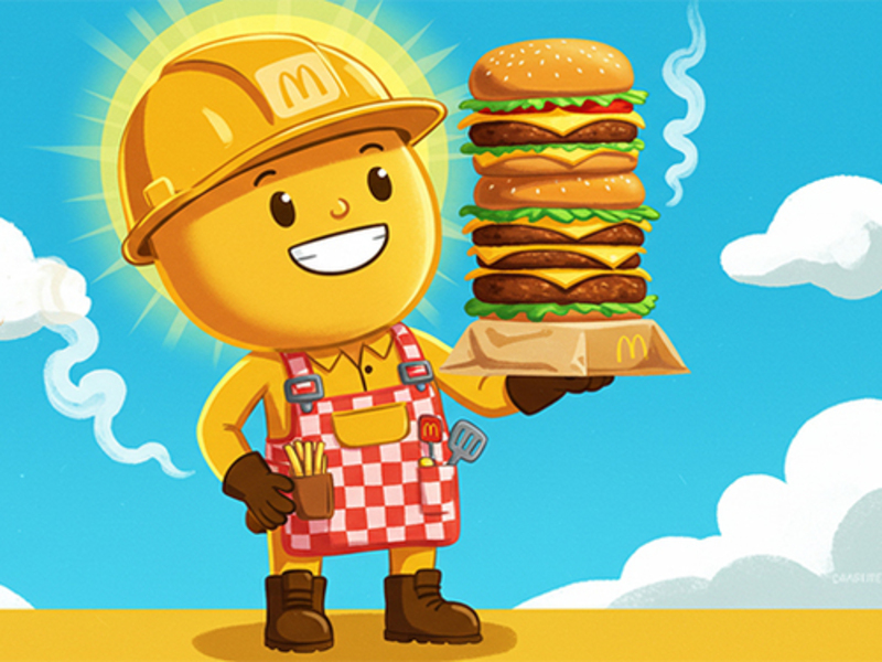 Jwèt Burger tycoon sou entènèt