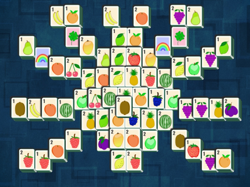 Jwèt Ble mahjong hd sou entènèt