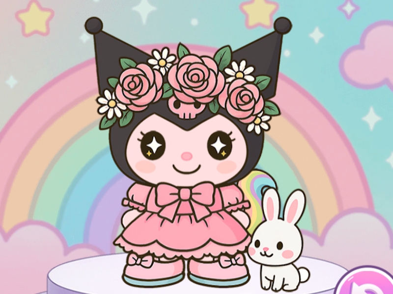 Jwèt Kuromi avatar Maker sou entènèt