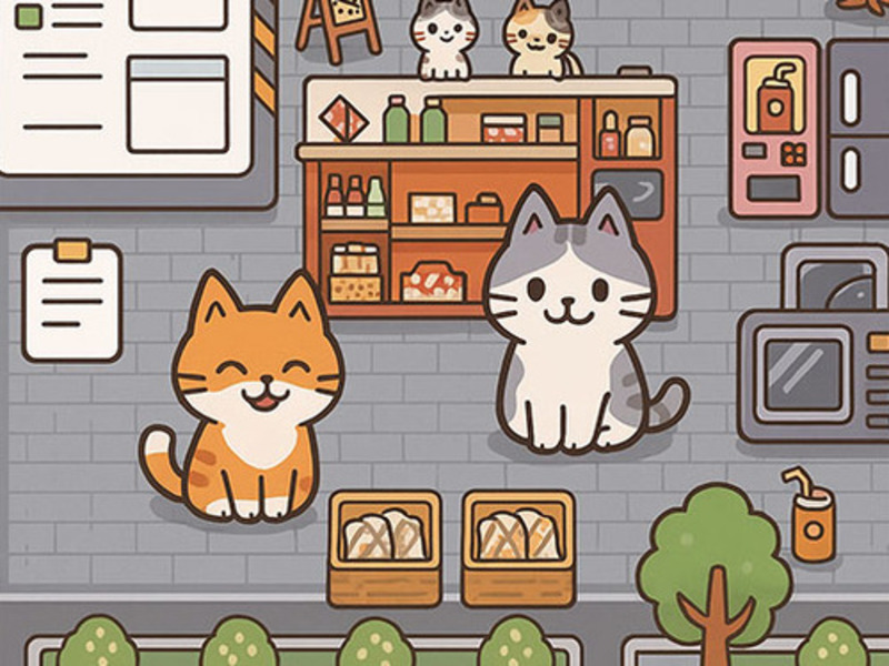 Jwèt Chat mini restoran sou entènèt