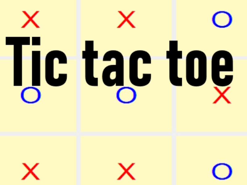 Jwèt Tic tac zòtèy sou entènèt
